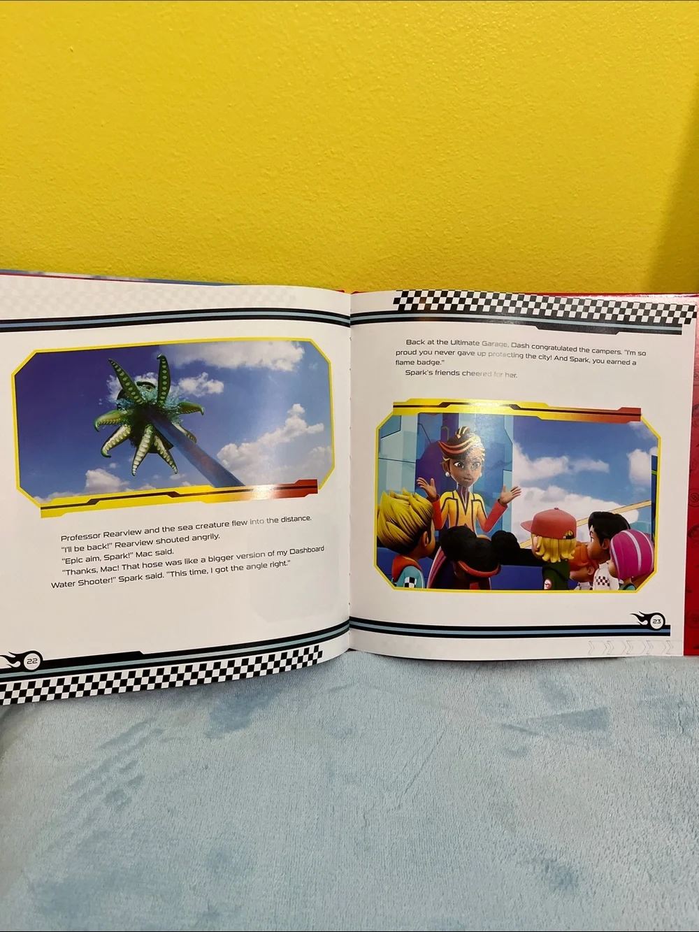 Hot Wheels Octopus Attack Hardcover Book NEW